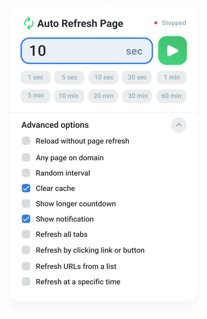 auto refresh page