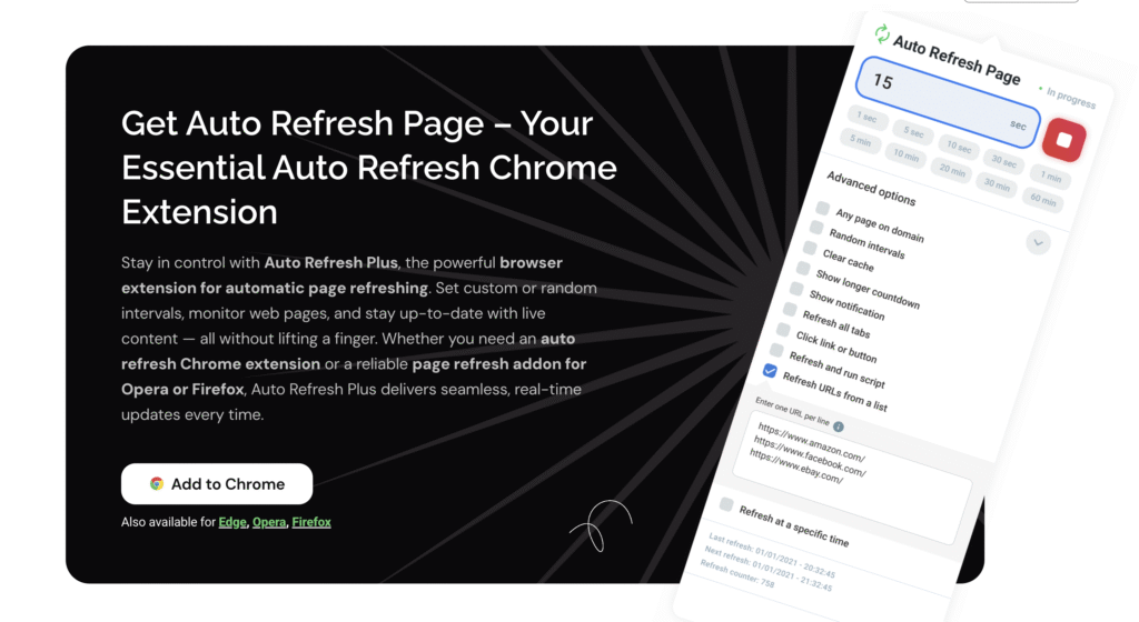 Auto Chrome Refresh