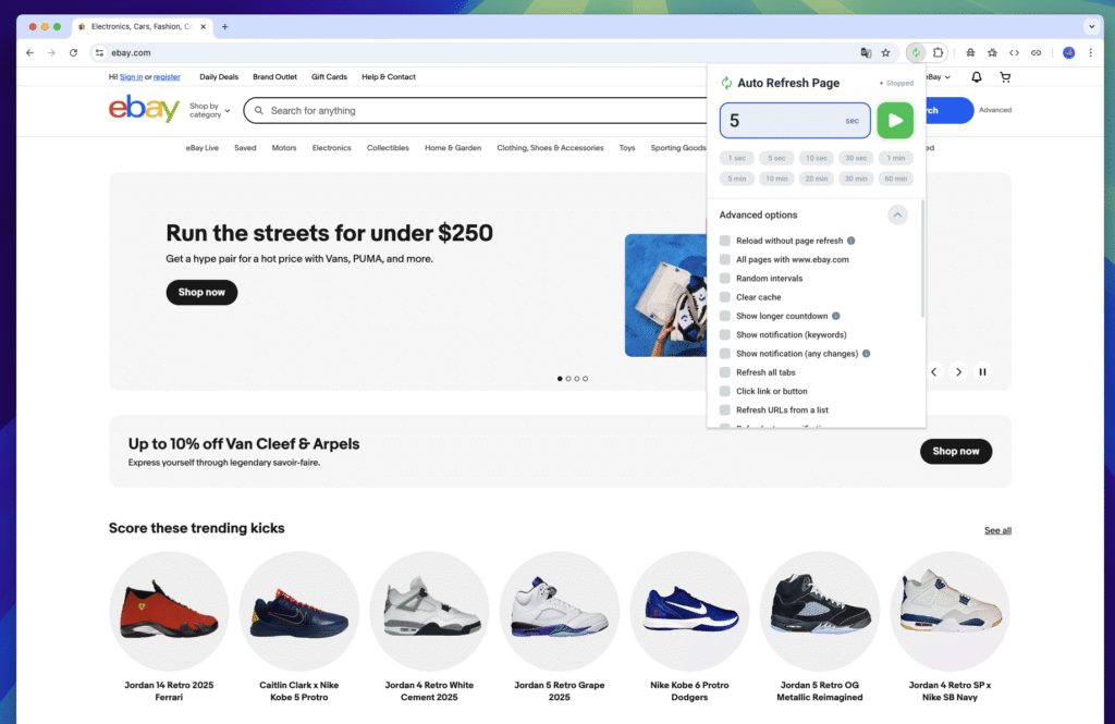 Auto Browser Refresh